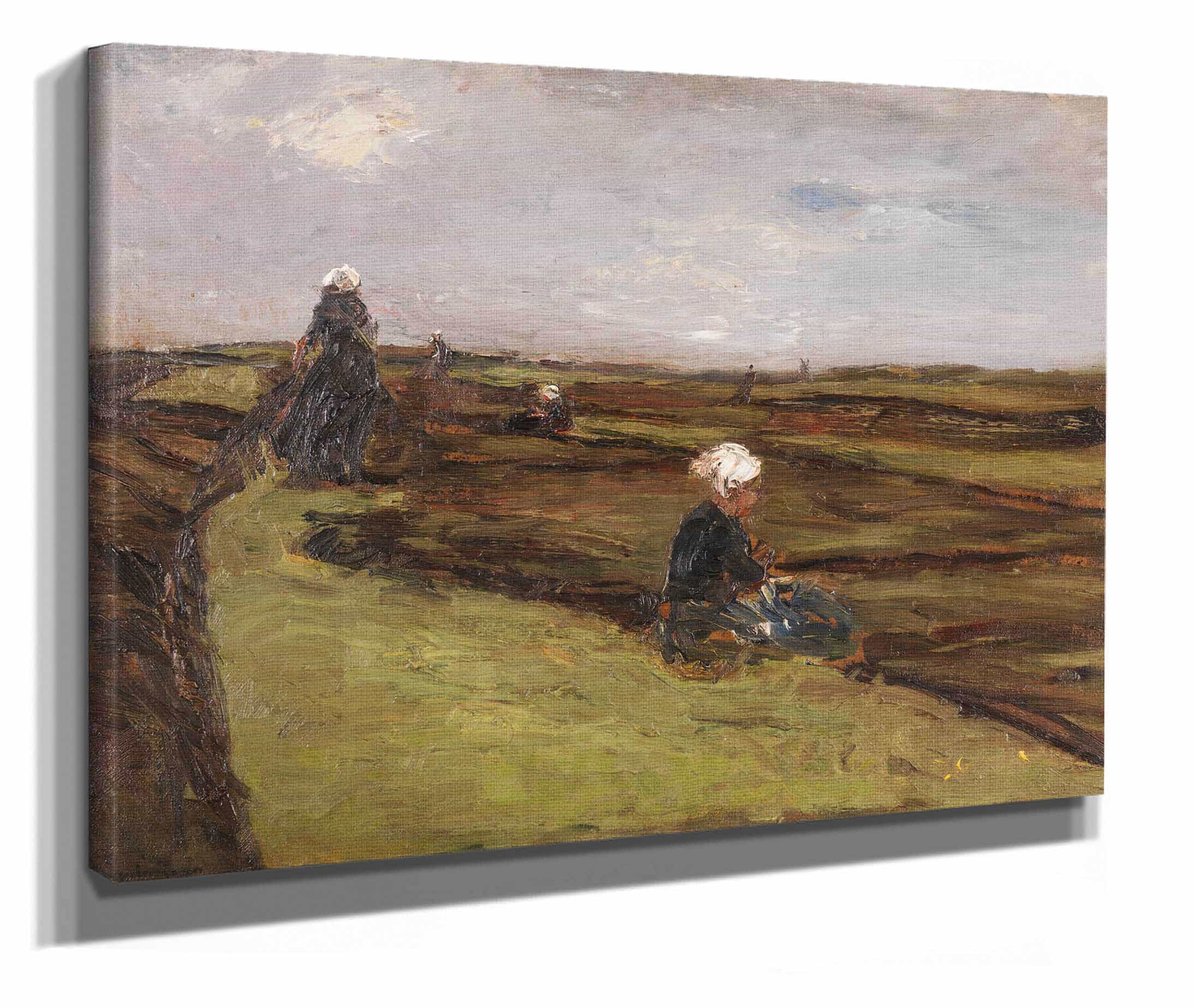Die Netzflickerinnen by Max Liebermann