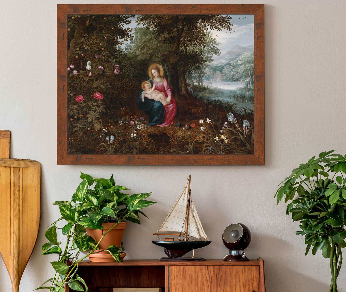 Die Ruhe Auf Der Flucht by Jan Brueghel The Younger