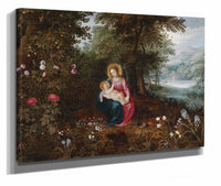 Die Ruhe Auf Der Flucht by Jan Brueghel The Younger