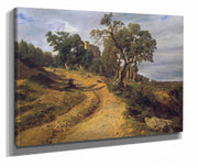 Die Ruine Liechtenstein Bei Modling by Ferdinand Georg Waldmuller