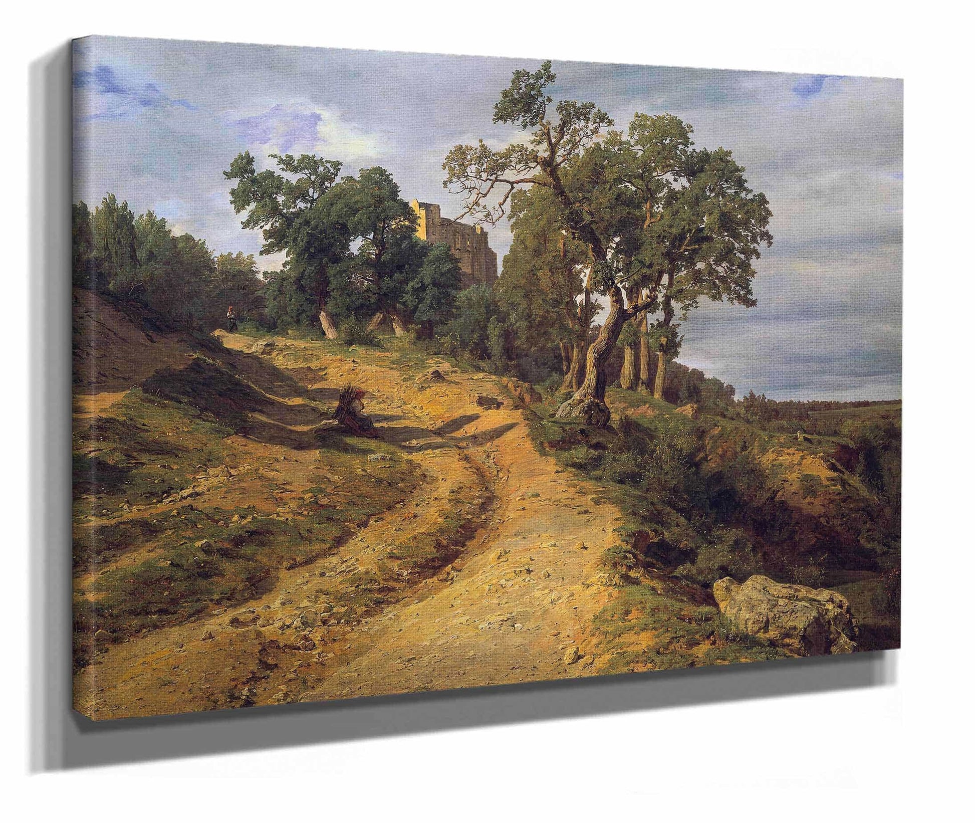 Die Ruine Liechtenstein Bei Modling by Ferdinand Georg Waldmuller