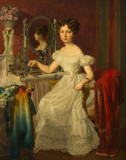 Die Schauspielerin Elise Hofer by Ferdinand Georg Waldmuller