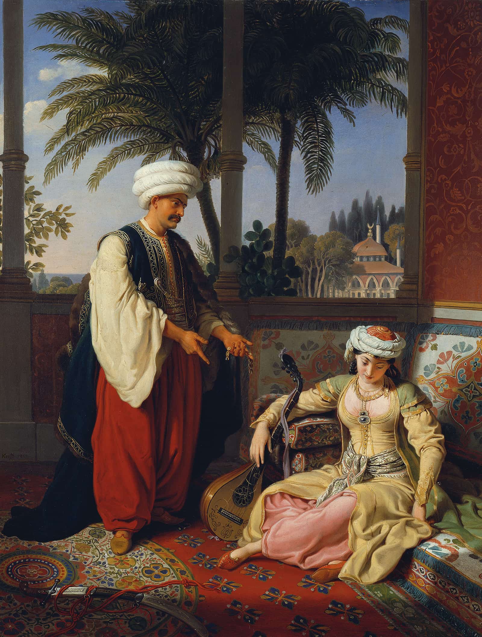 Die Turkin Untreue by Johann Peter Krafft