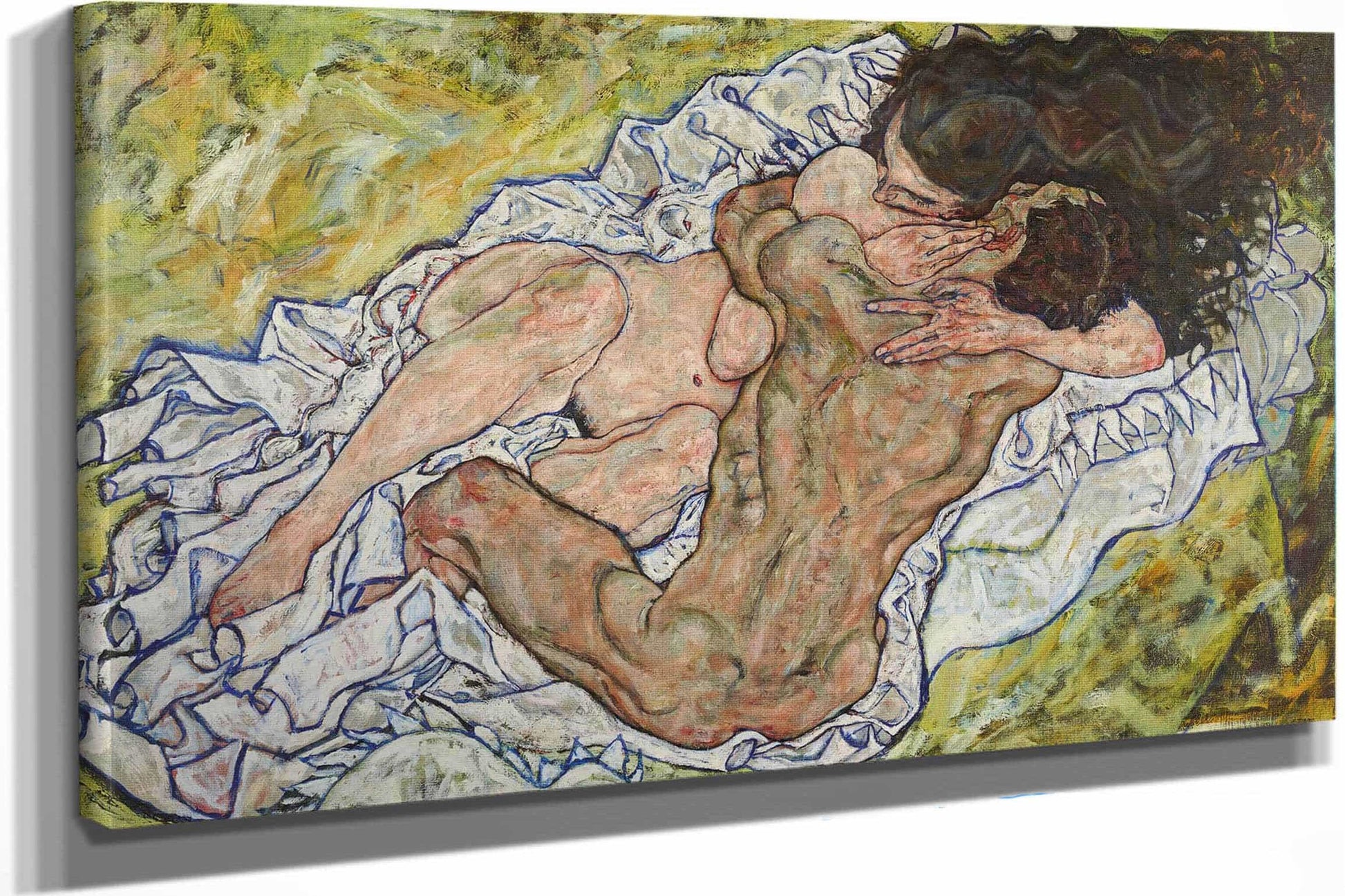 Die Umarmung by Egon Schiele