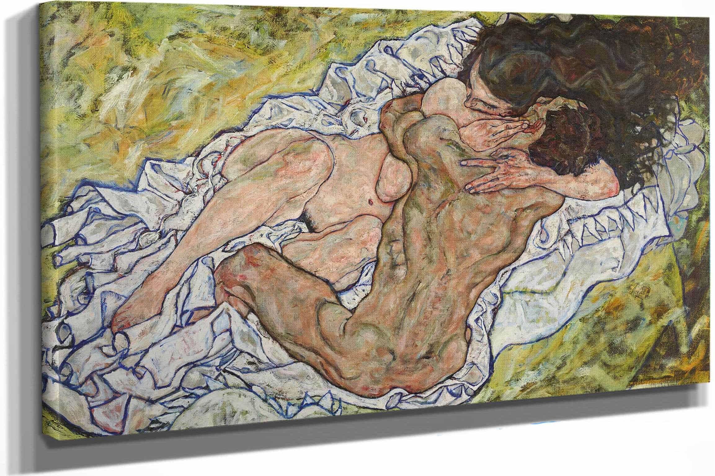 Die Umarmung by Egon Schiele