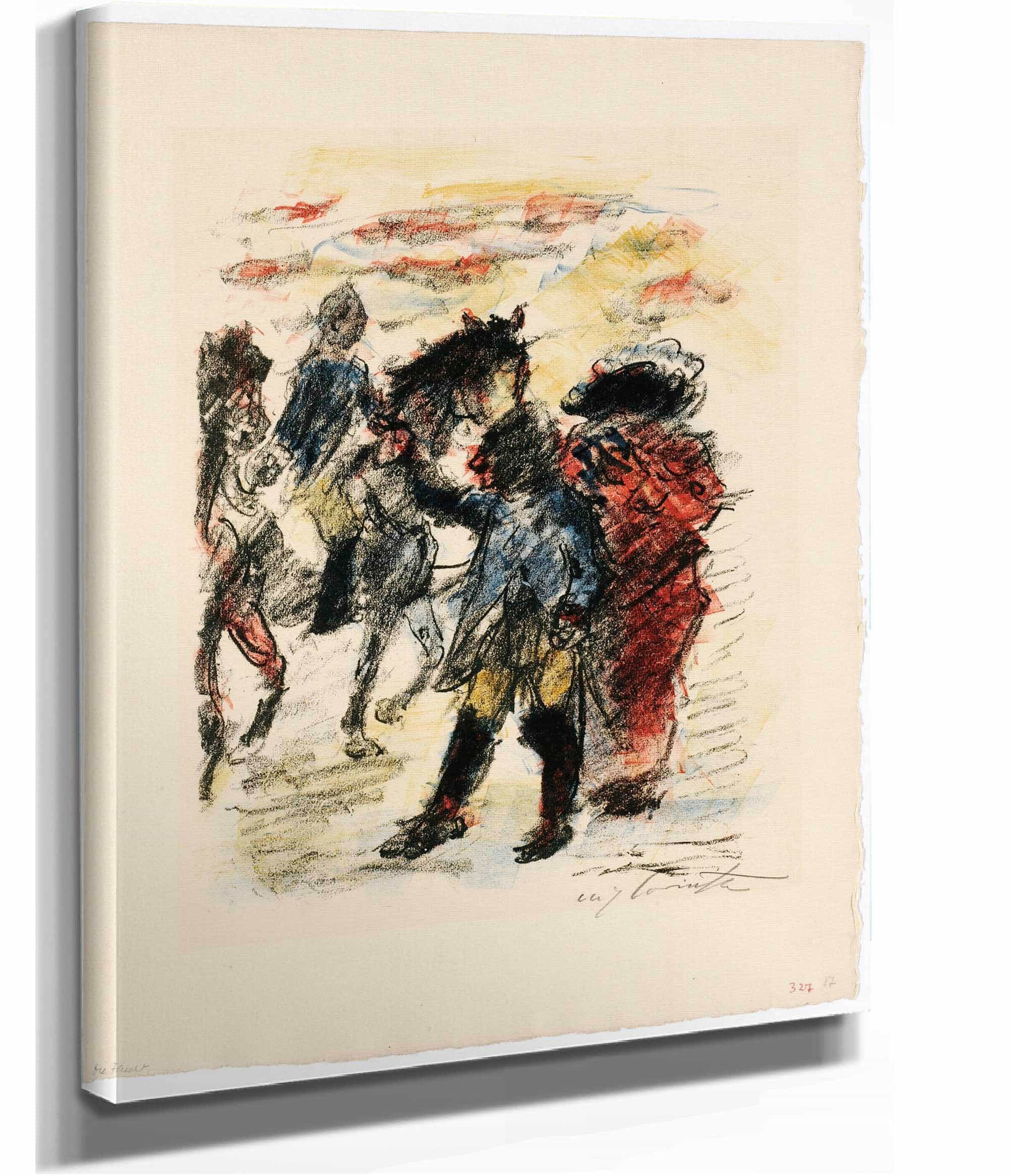 Die Vereitelte Flucht by Lovis Corinth