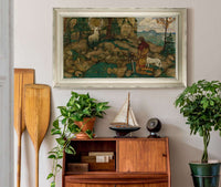 Die Vision Des Heiligen Hubertus The Vision Of St Hubert by Egon Schiele