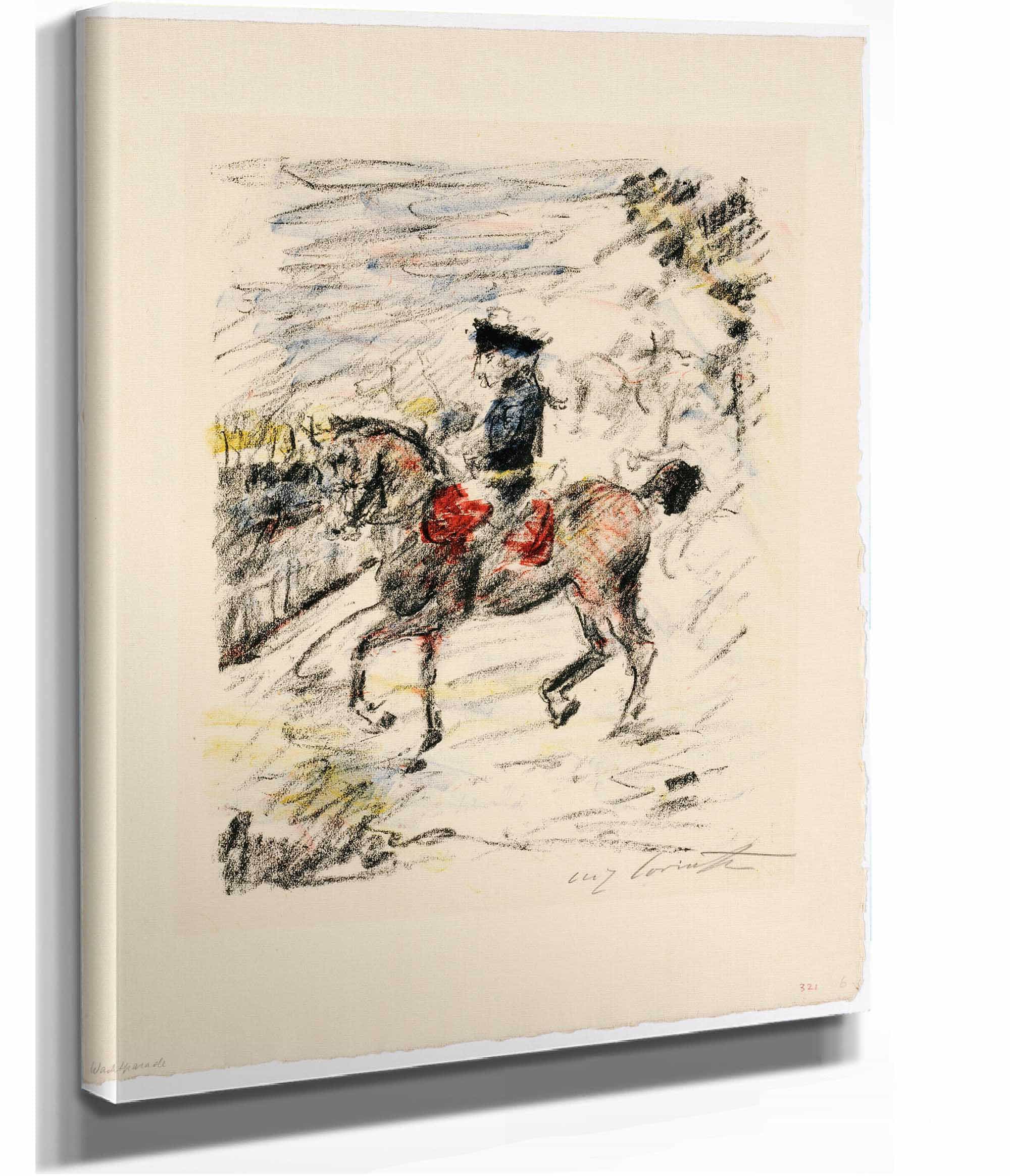 Die Wachtparade by Lovis Corinth