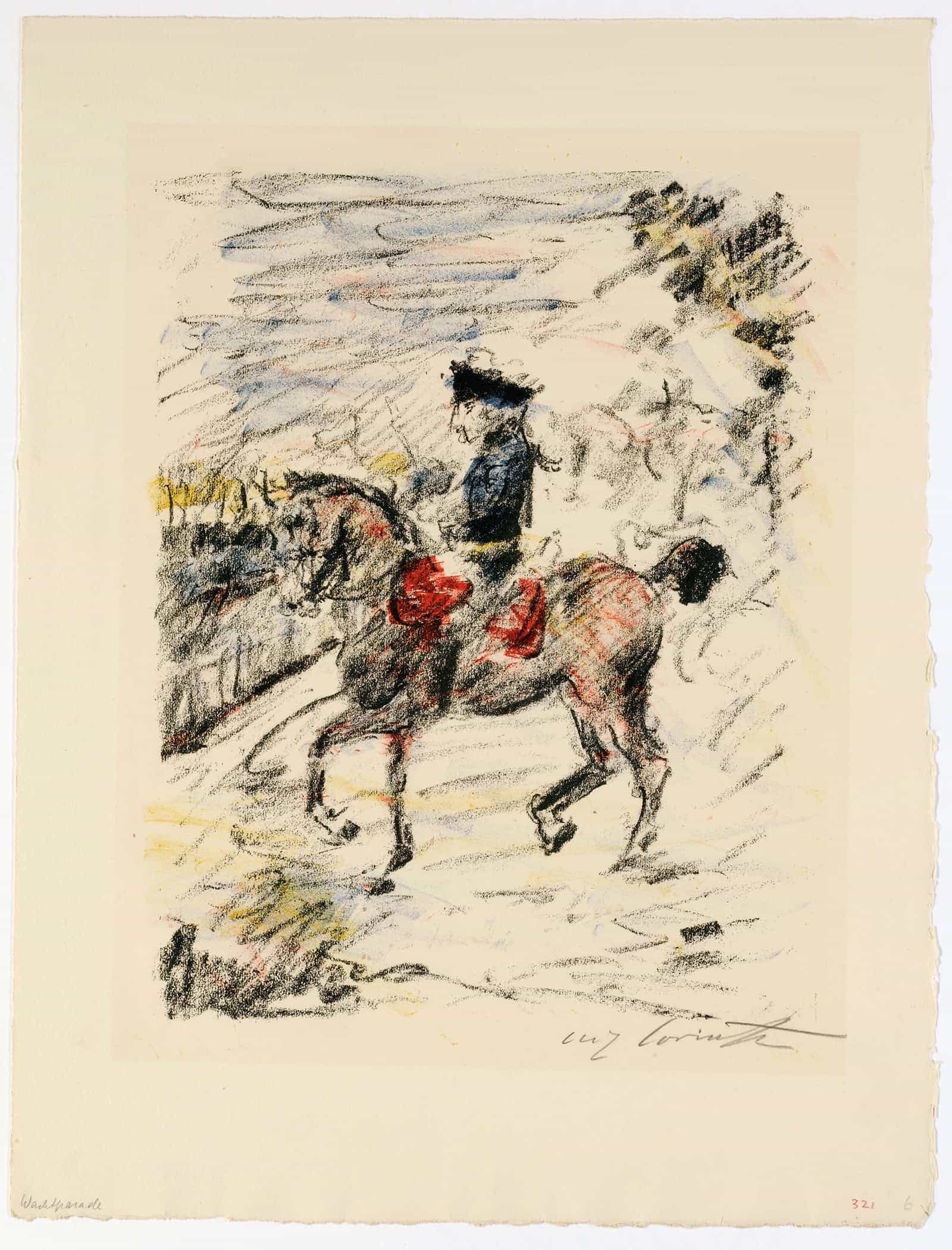Die Wachtparade by Lovis Corinth