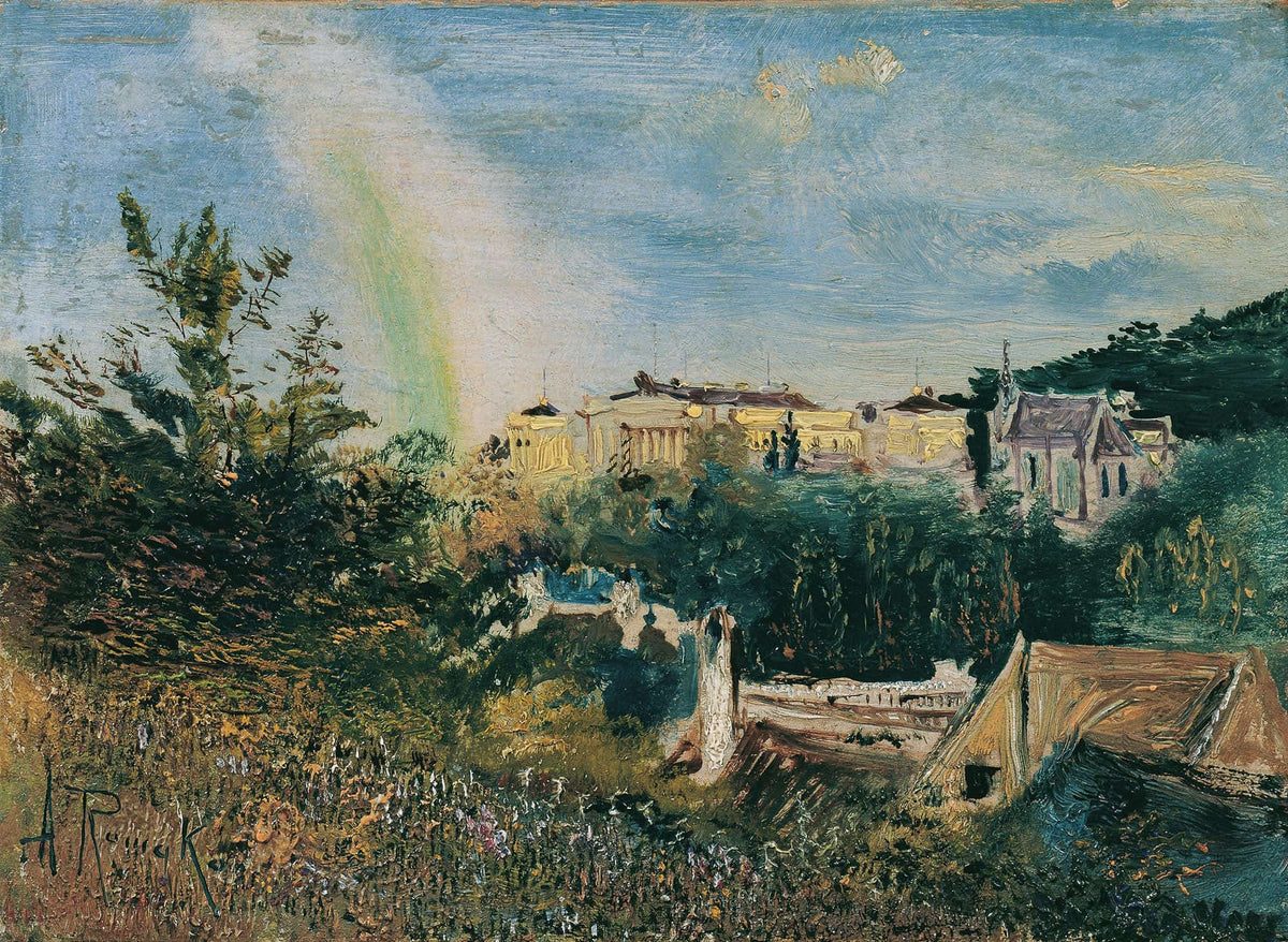 Die Weilburg Bei Baden by Anton Romako