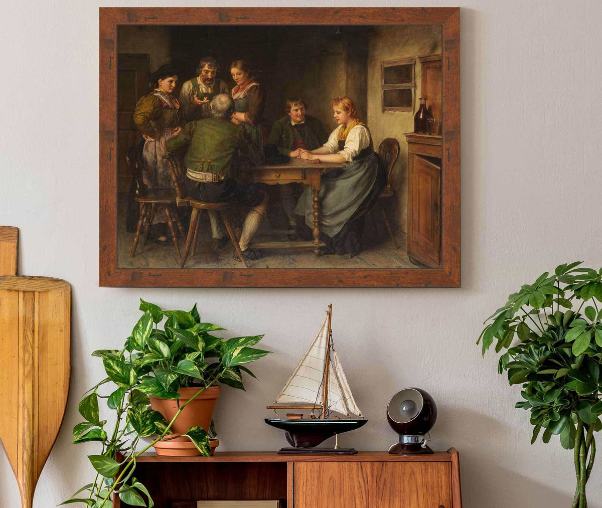 Die Werbung by Franz Von Defregger