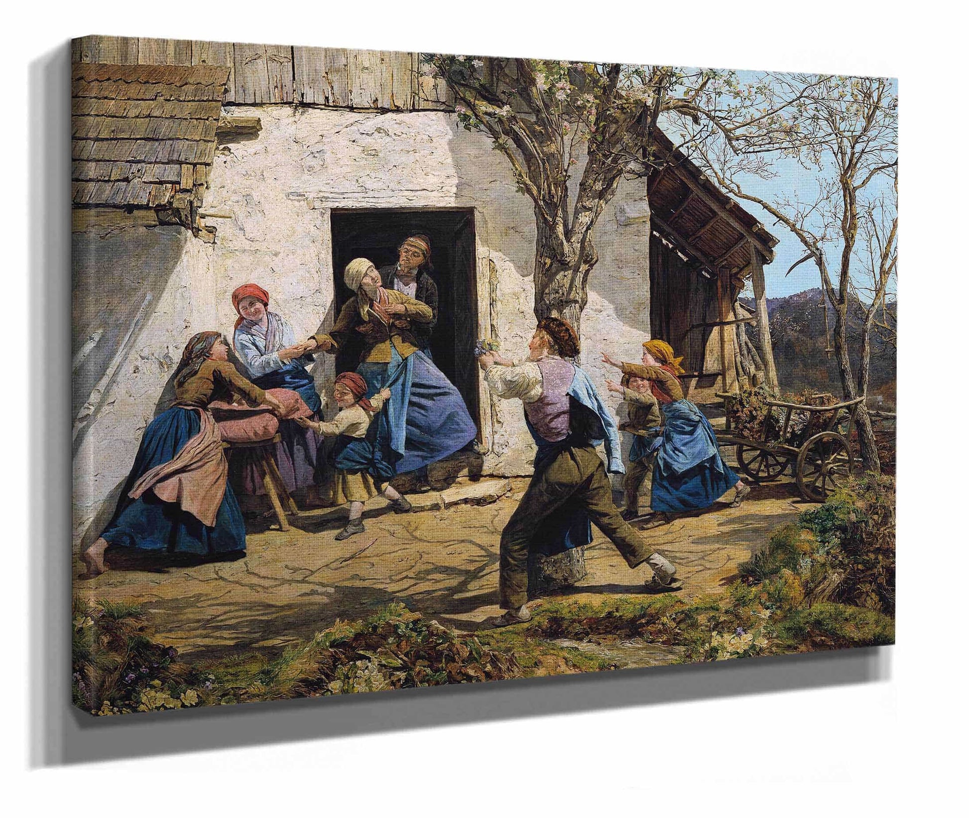 Die Wiedergenesene by Ferdinand Georg Waldmuller