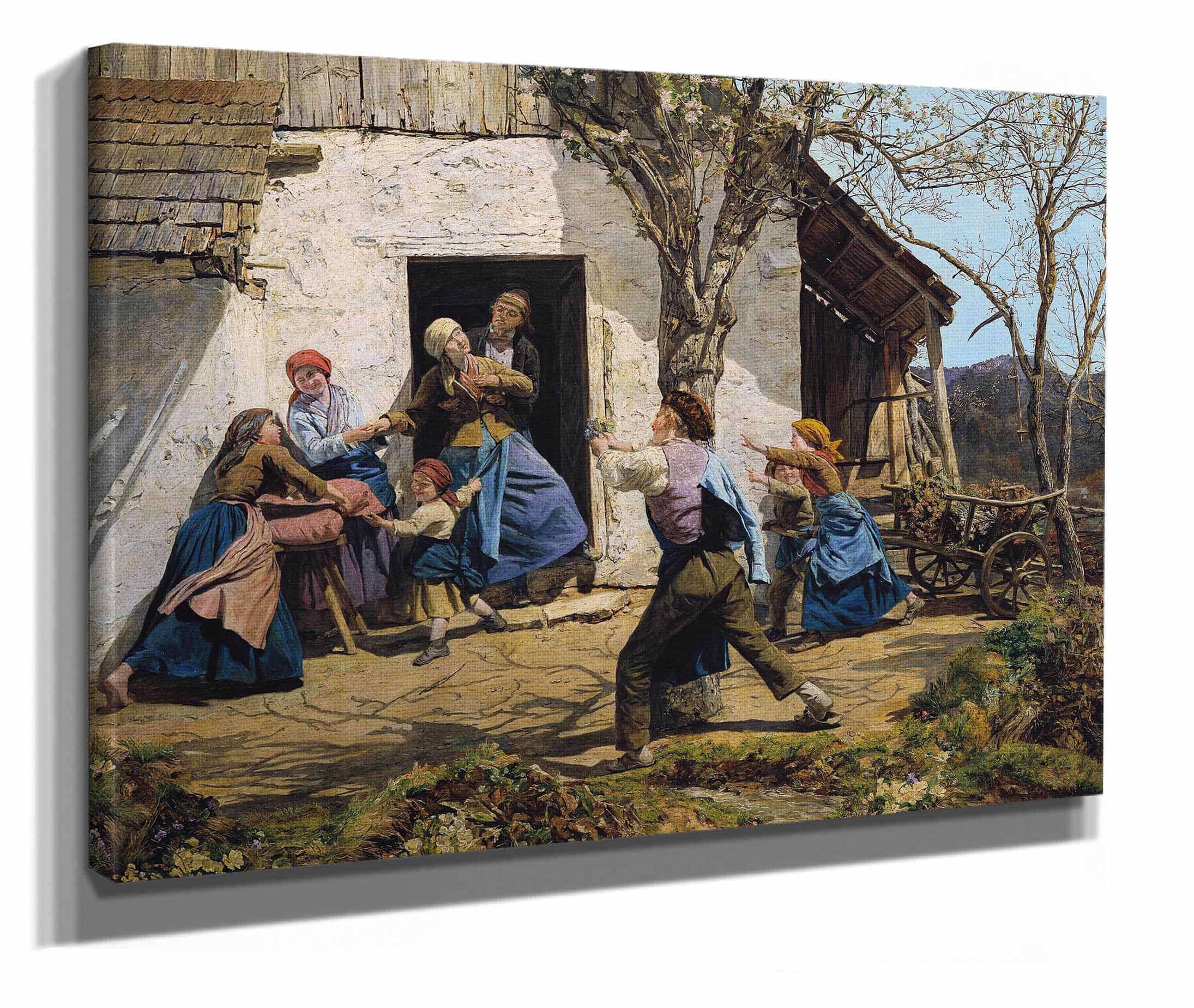 Die Wiedergenesene by Ferdinand Georg Waldmuller