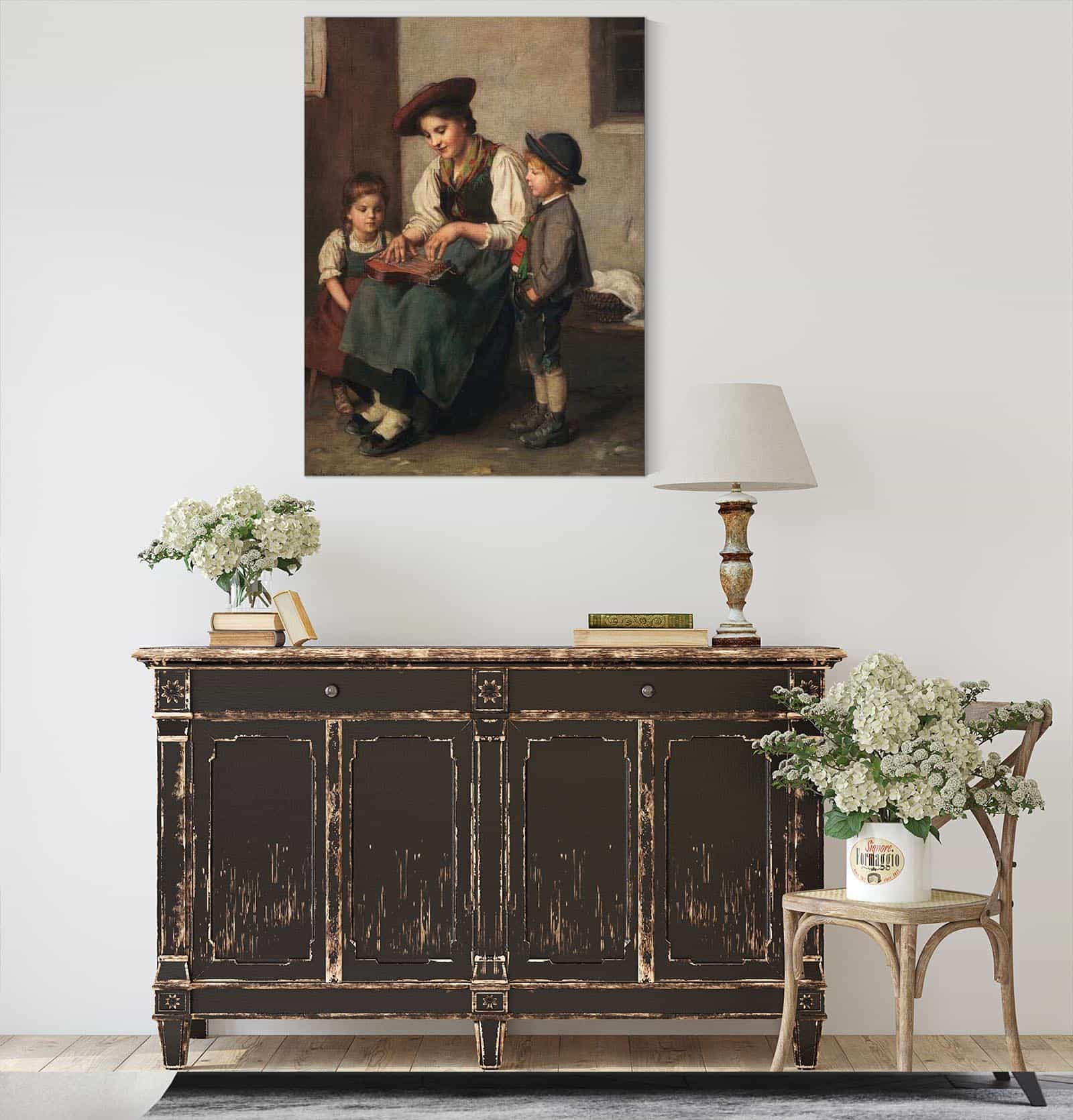 Die Zitherspielerin by Franz Von Defregger