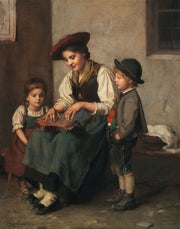 Die Zitherspielerin by Franz Von Defregger