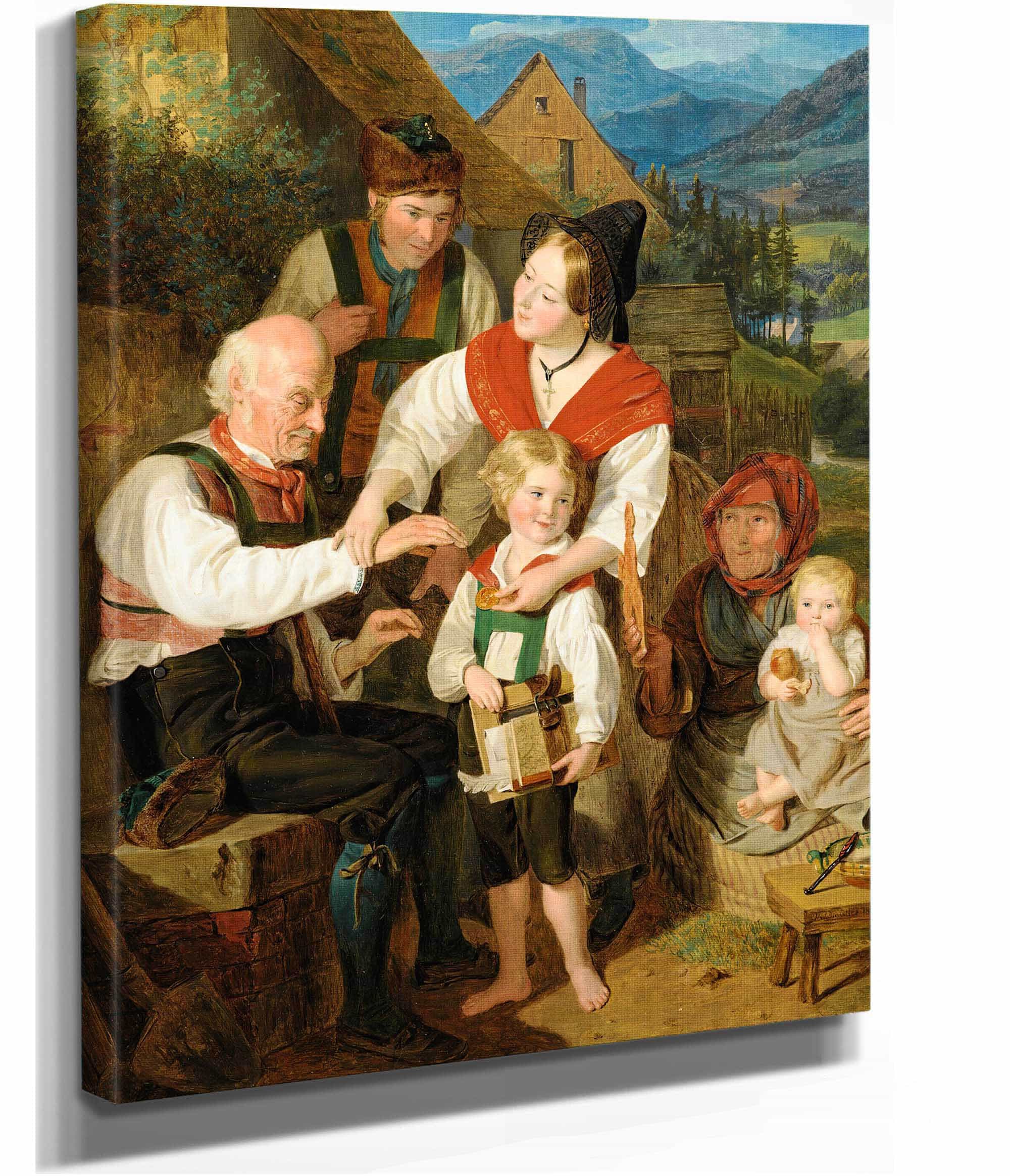 Diligence Rewarded by Ferdinand Georg Waldmuller