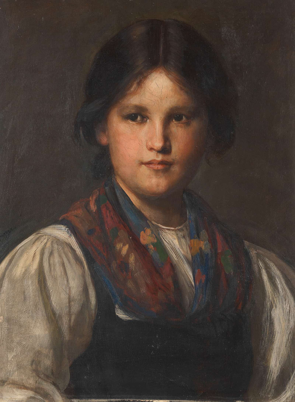 Dirndl by Franz Von Defregger
