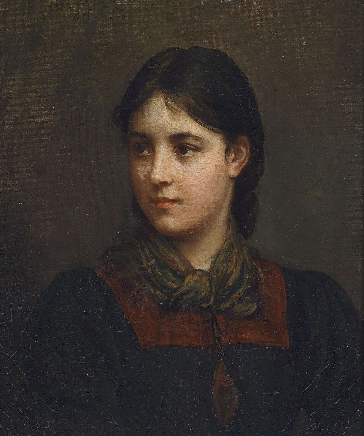 Dirndl by Franz Von Defregger
