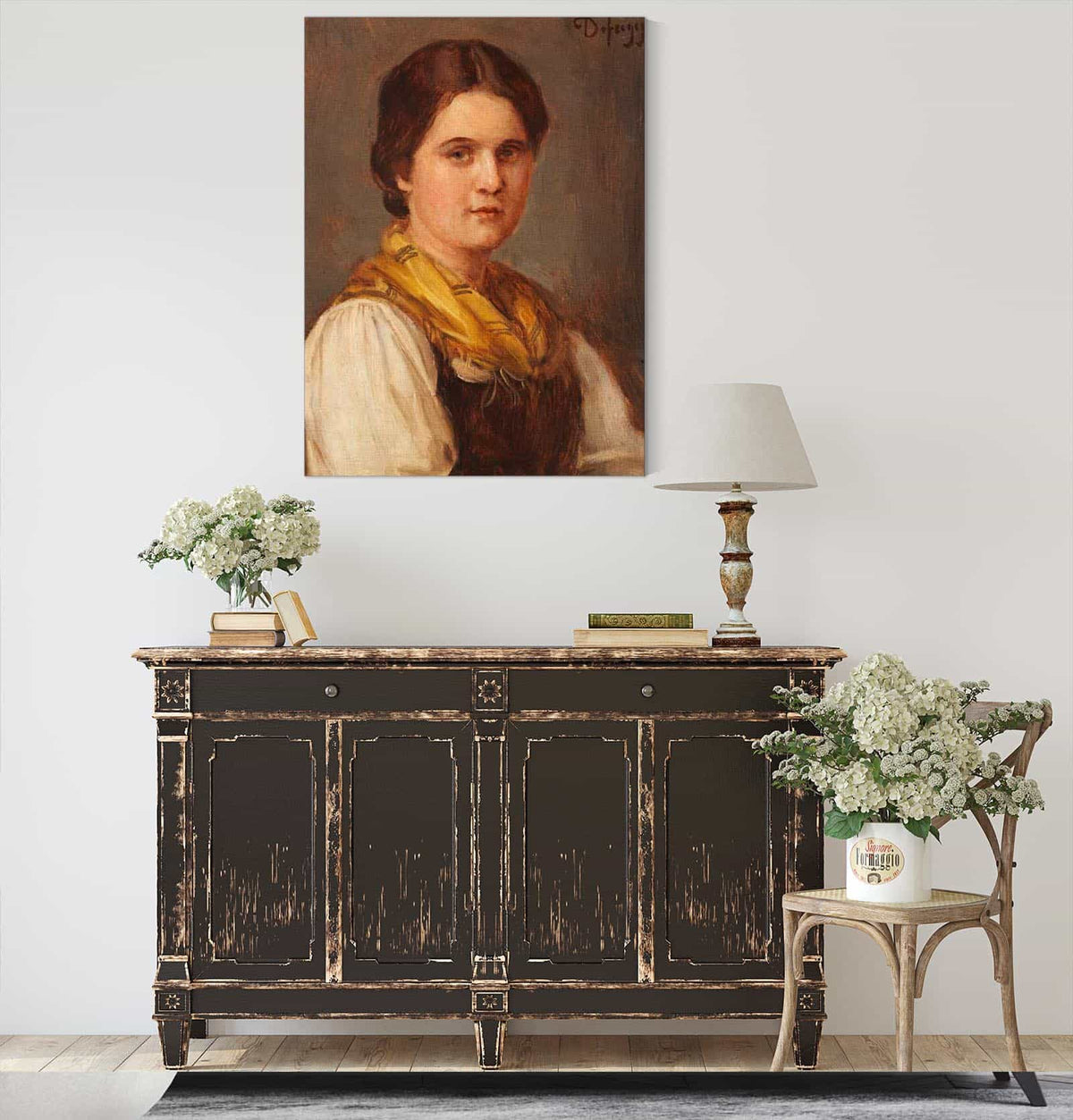 Dirndl by Franz Von Defregger