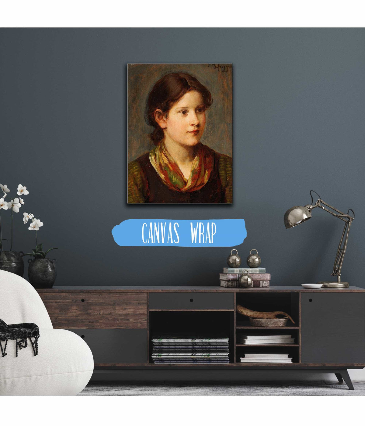 Dirndl by Franz Von Defregger