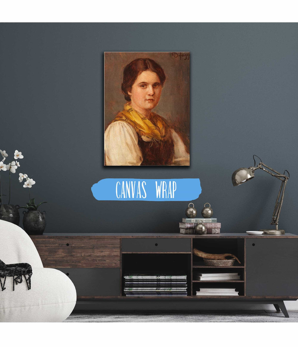 Dirndl by Franz Von Defregger