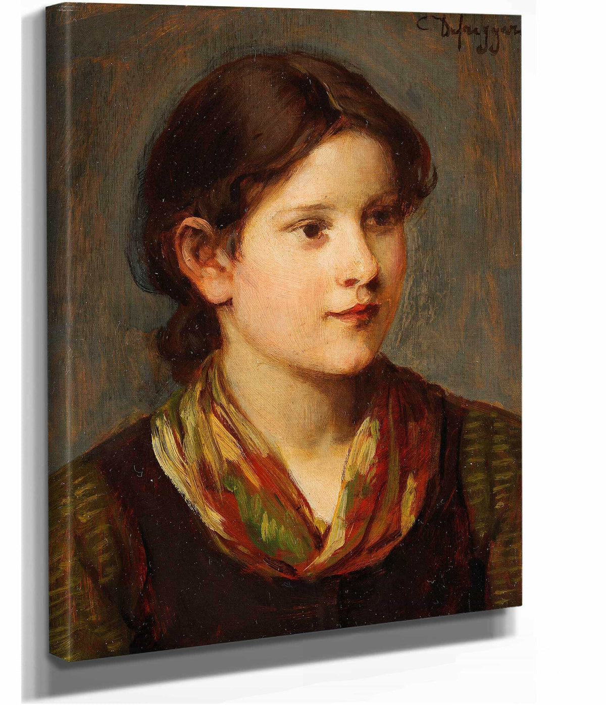 Dirndl by Franz Von Defregger