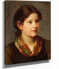 Dirndl by Franz Von Defregger