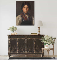 Dirndl by Franz Von Defregger