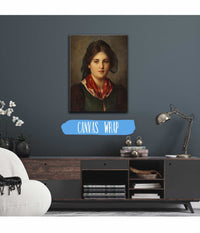 Dirndl Mit Spitzenhaube by Franz Von Defregger