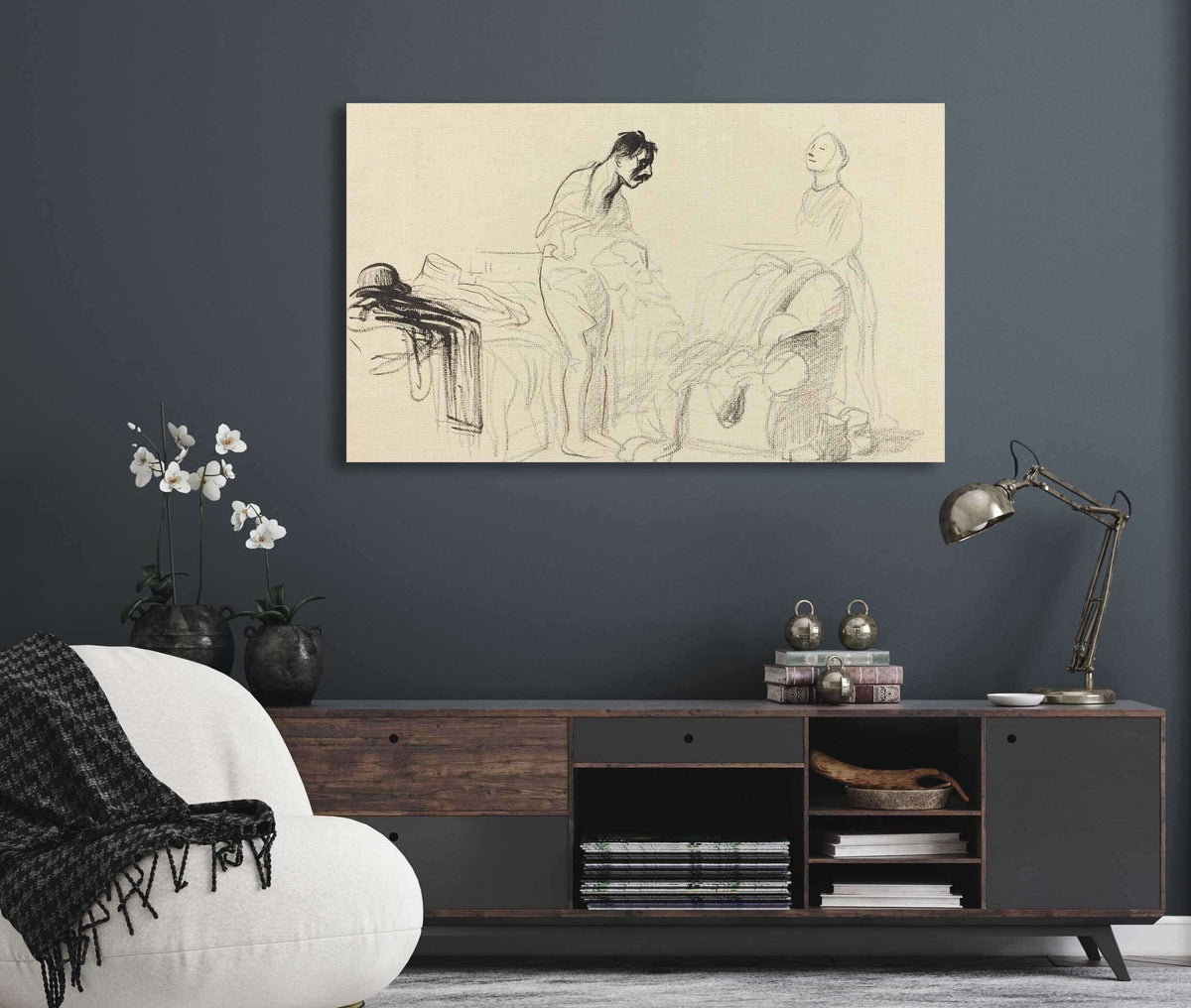 Discharged From Military Service by Jean Louis Forain