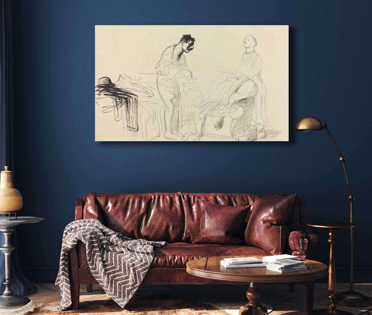 Discharged From Military Service by Jean Louis Forain