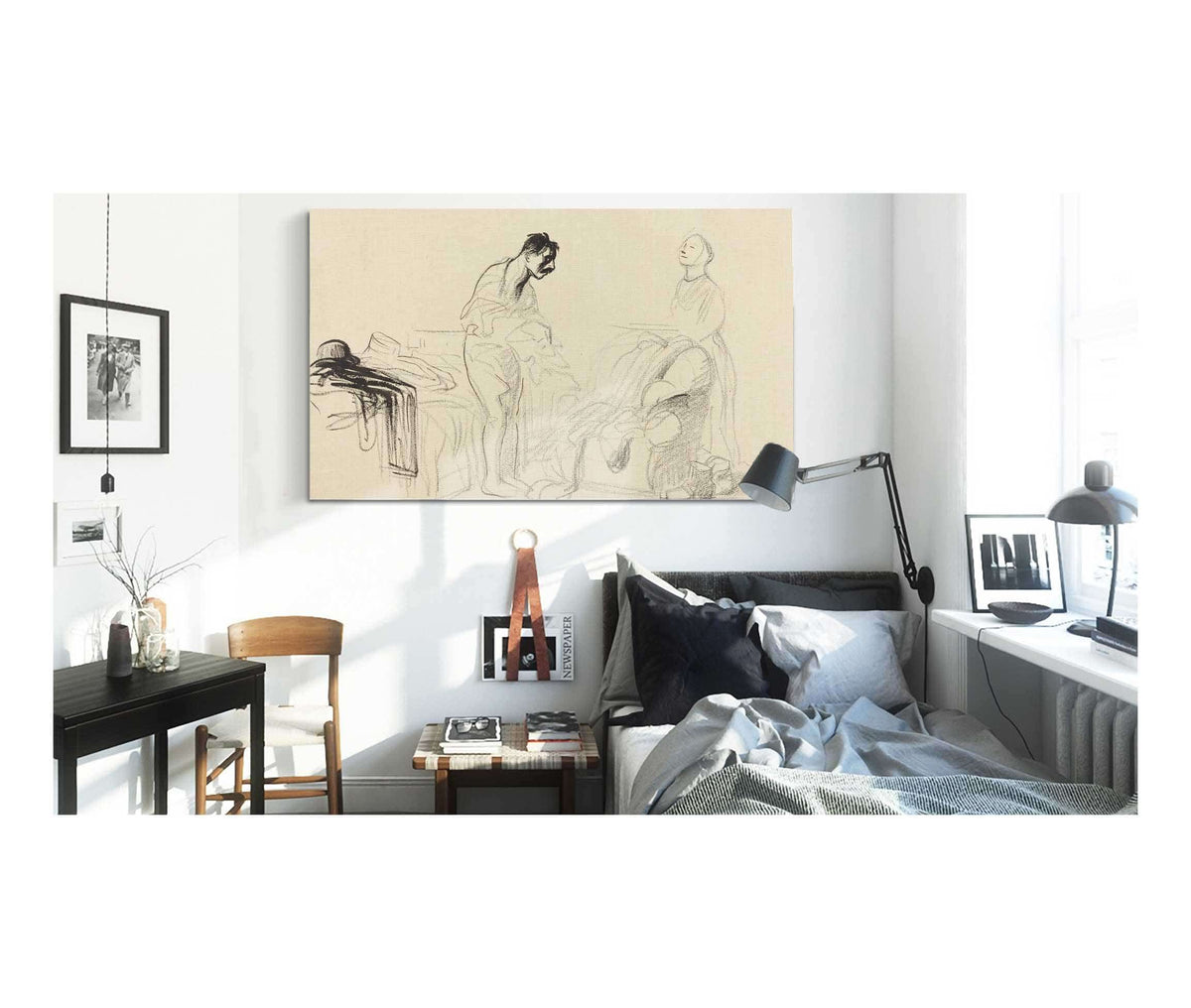 Discharged From Military Service by Jean Louis Forain