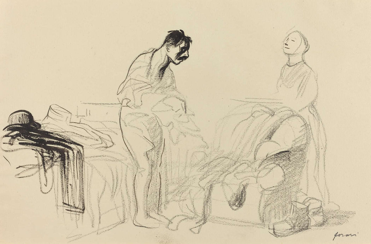 Discharged From Military Service by Jean Louis Forain