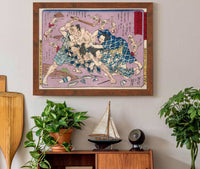 Disobedient Wife And Others From Moral Lessons Of Good And Evil by Tsukioka Yoshitoshi