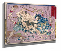 Disobedient Wife And Others From Moral Lessons Of Good And Evil by Tsukioka Yoshitoshi