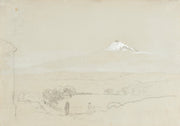 Distant View Of Mount Etna by Thomas Cole