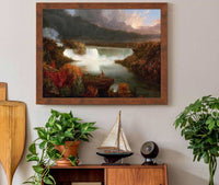 Distant View Of Niagara Falls by Thomas Cole