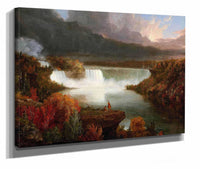 Distant View Of Niagara Falls by Thomas Cole