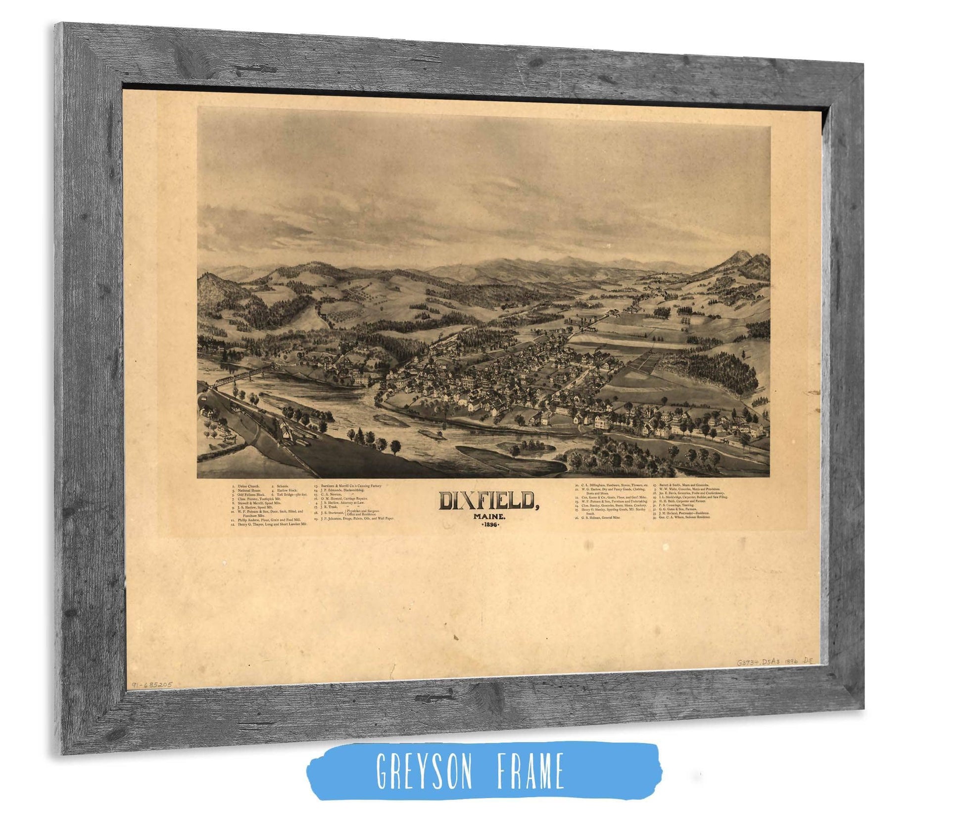Dixfield Maine 1896 State of Maine
