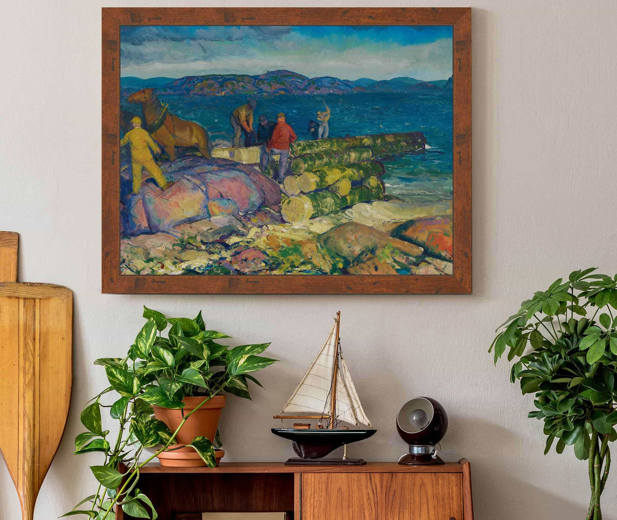 Dock Builders by George Wesley Bellows