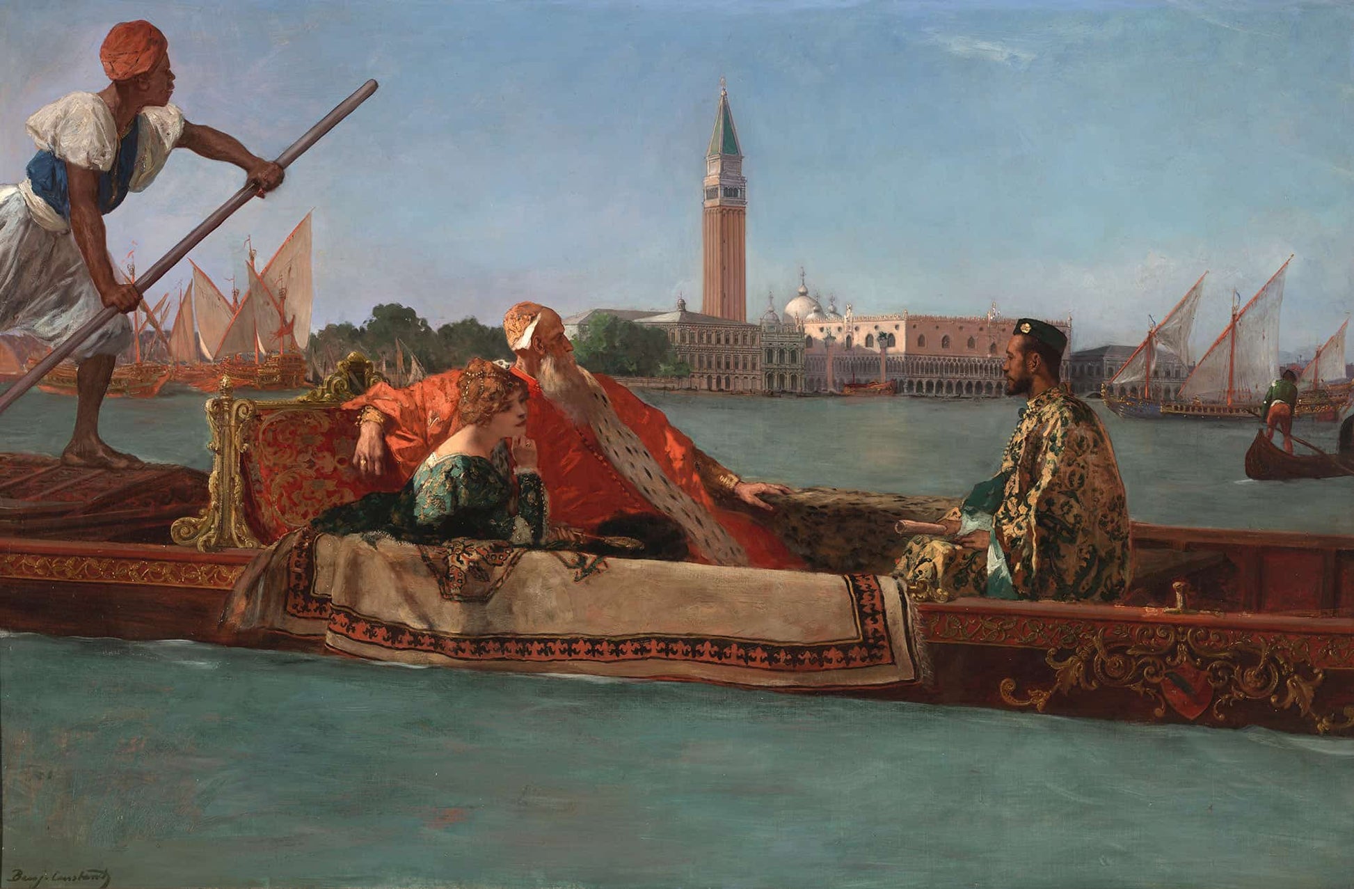 Doge Of Venice by Jean Joseph Benjamin Constant