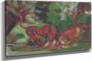 Dogs Fighting   by Arnold Peter Weisz Kubincan