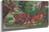 Dogs Fighting   by Arnold Peter Weisz Kubincan