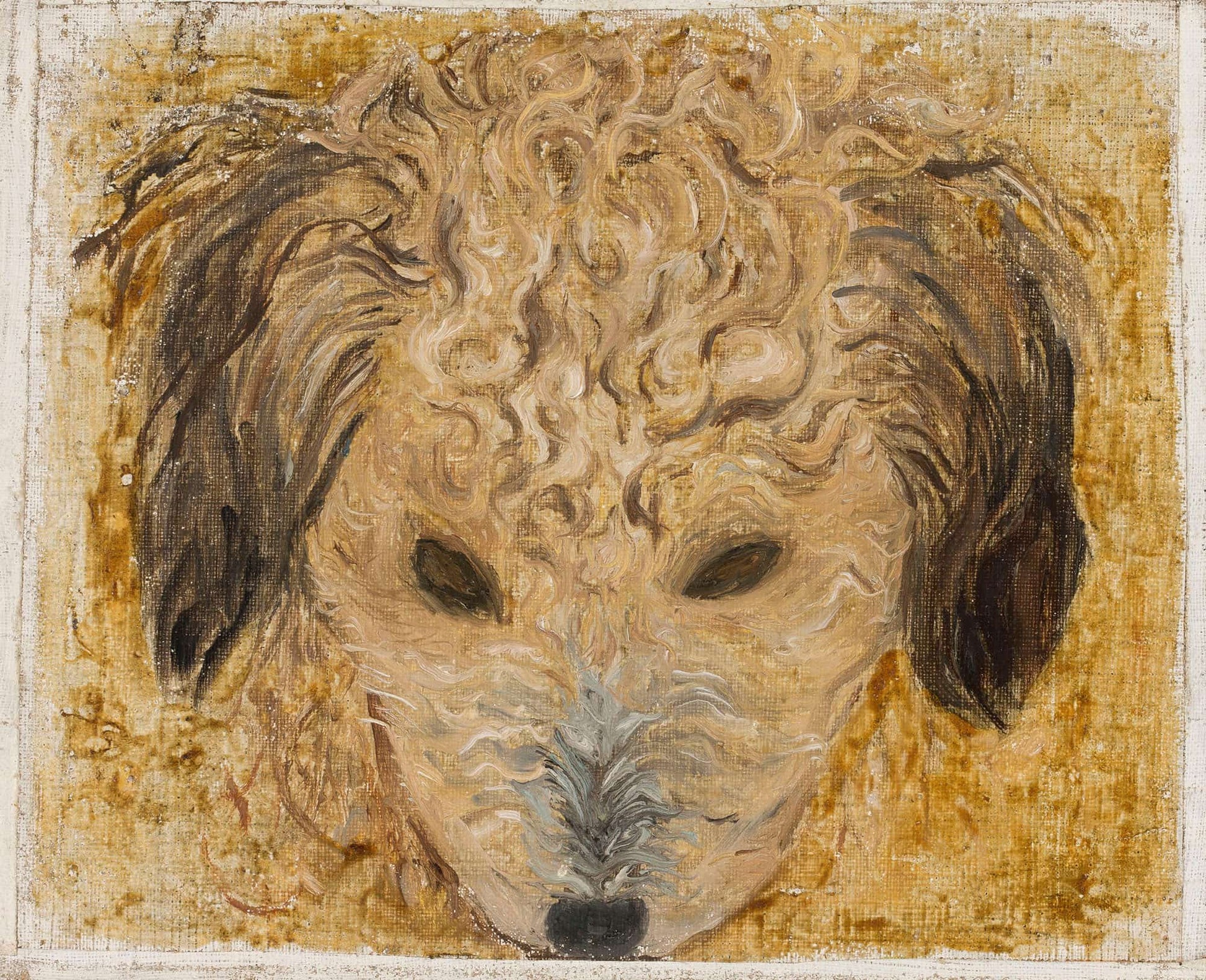 Dogs Head by Tadeusz Makowski