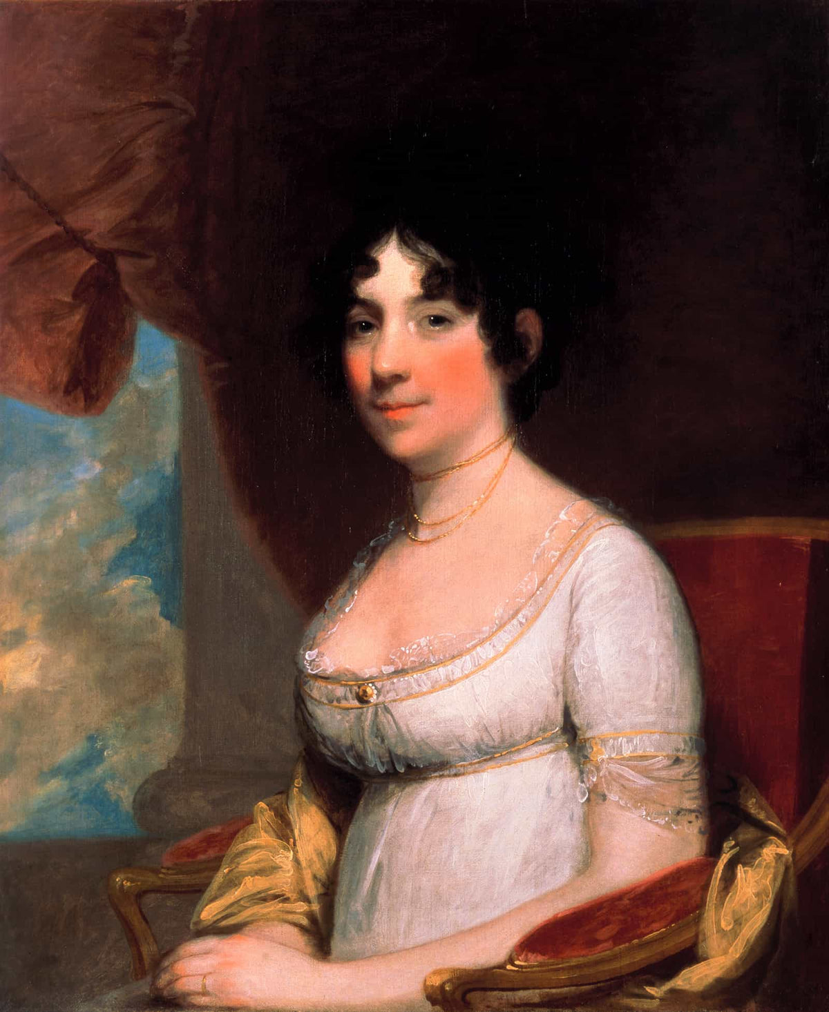 Dolley Payne Madison Mrs James Madison by Gilbert Stuart