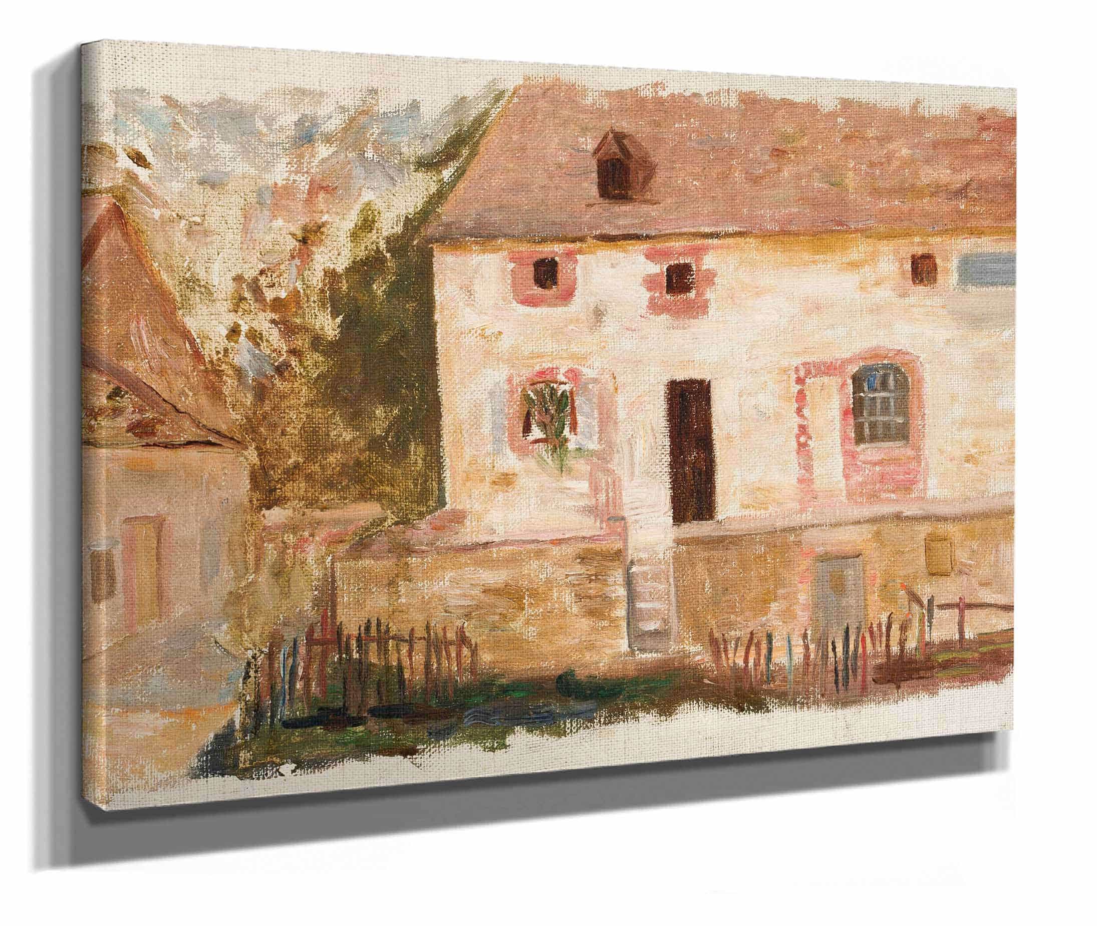 Dom Ze Sztachetami by Tadeusz Makowski