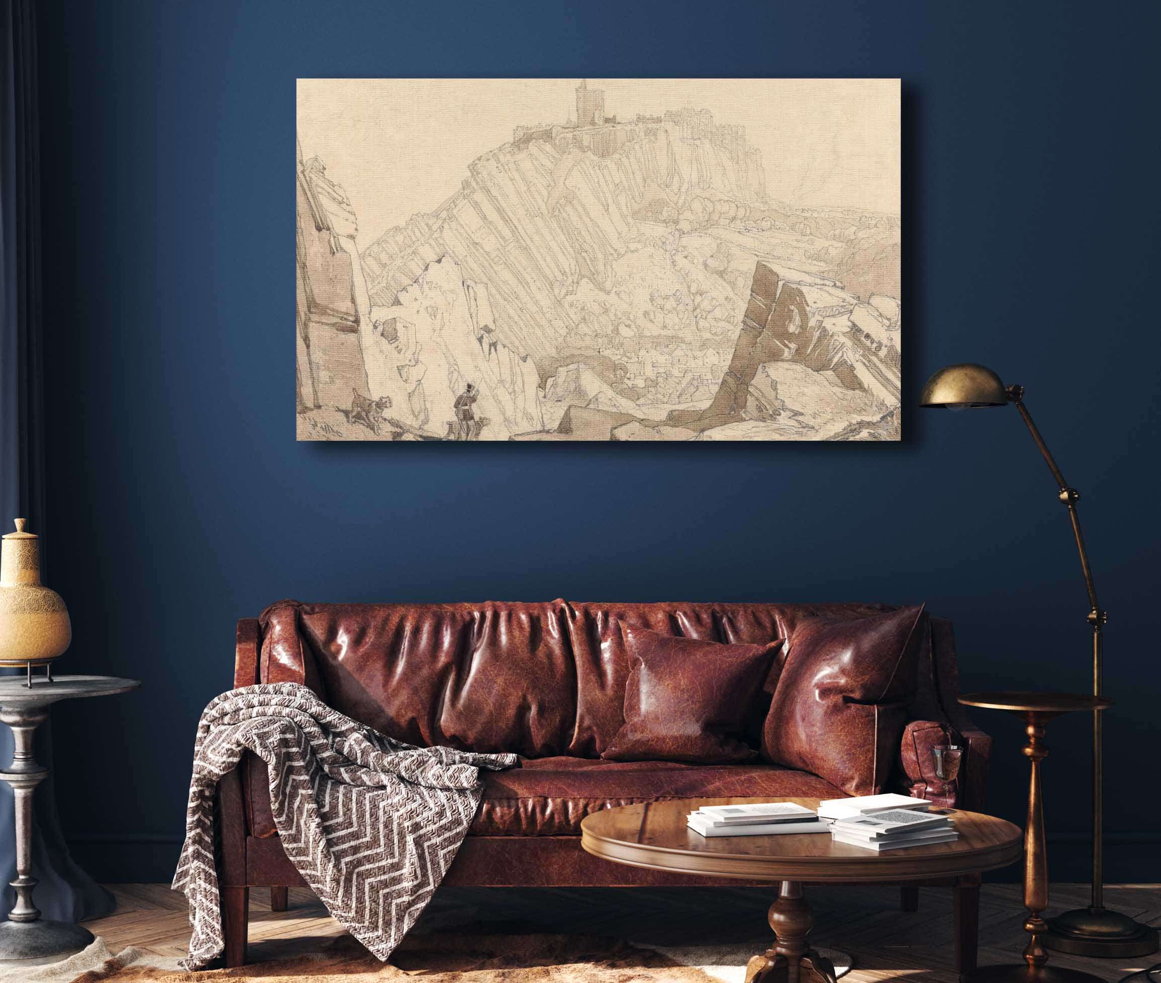 Domfront Looking To The South East by John Sell Cotman