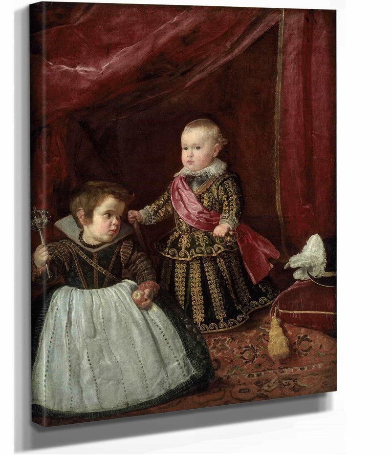 Don Baltasar Carlos With A Dwarf by Diego Velazquez