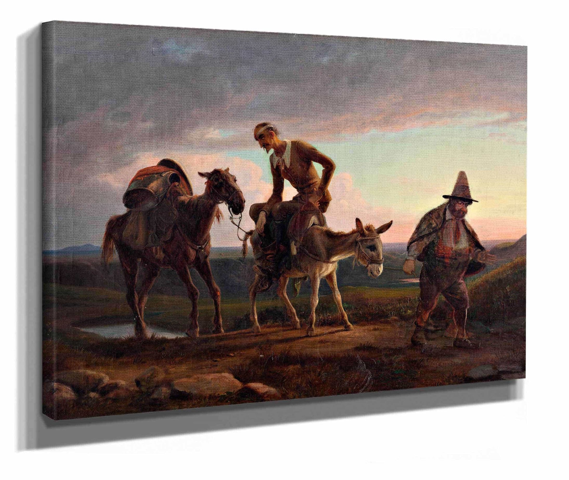 Don Quixotes First Ride Home by Wilhelm Marstrand