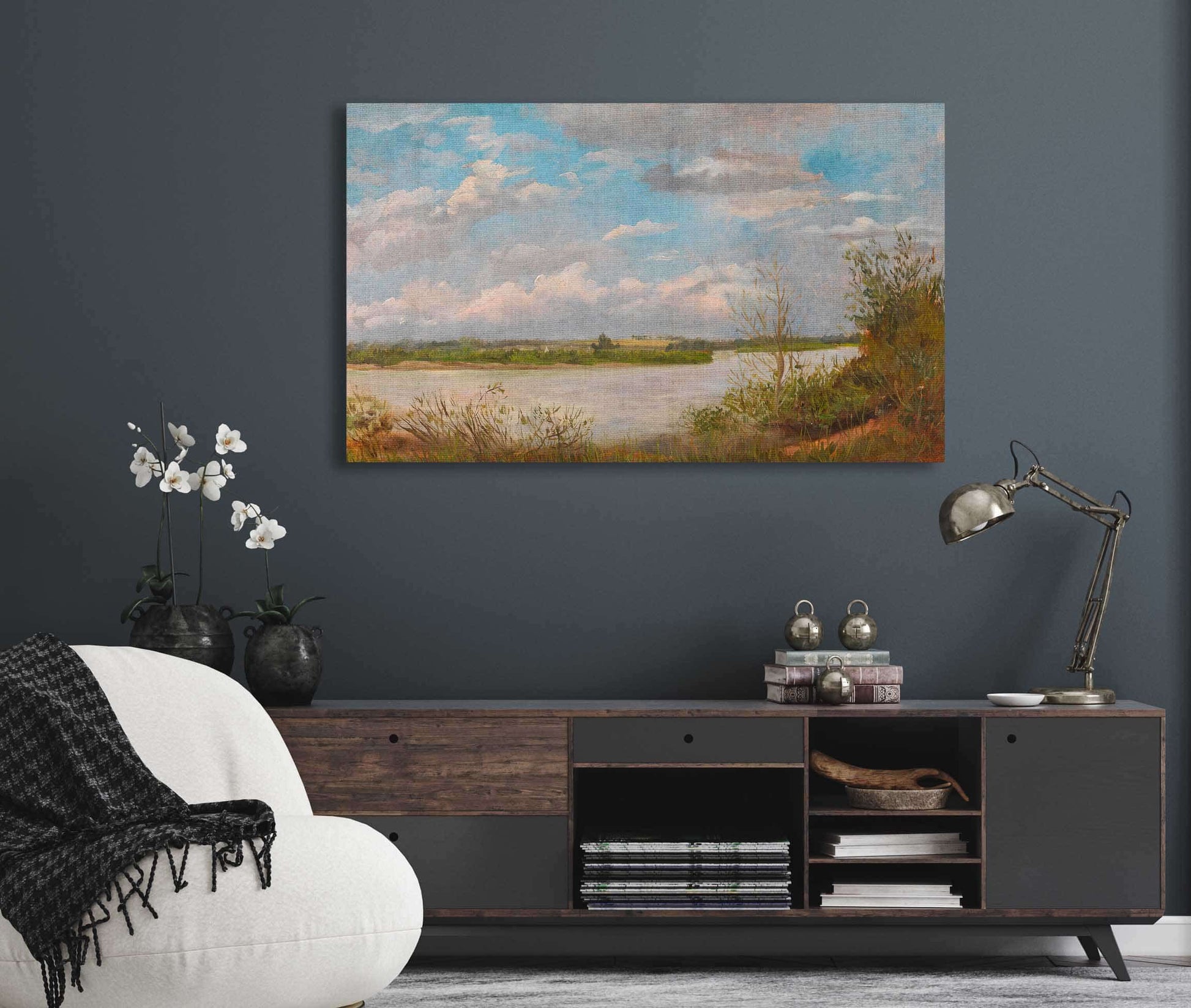 Donaulandschaft by Tina Blau
